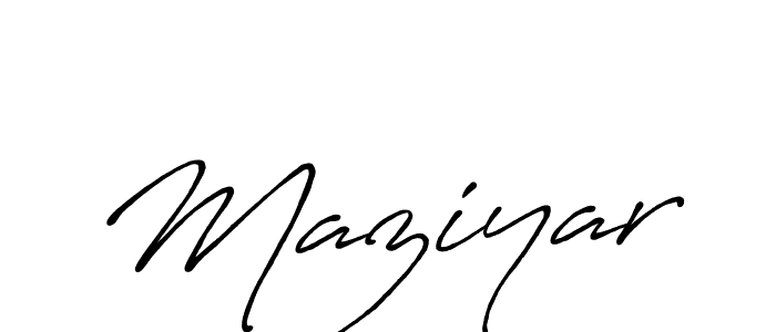 Maziyar stylish signature style. Best Handwritten Sign (Antro_Vectra_Bolder) for my name. Handwritten Signature Collection Ideas for my name Maziyar. Maziyar signature style 7 images and pictures png