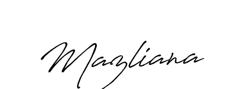 Check out images of Autograph of Mazliana name. Actor Mazliana Signature Style. Antro_Vectra_Bolder is a professional sign style online. Mazliana signature style 7 images and pictures png