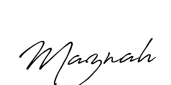 You should practise on your own different ways (Antro_Vectra_Bolder) to write your name (Maznah) in signature. don't let someone else do it for you. Maznah signature style 7 images and pictures png