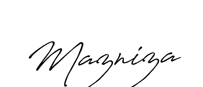 Check out images of Autograph of Mazniza name. Actor Mazniza Signature Style. Antro_Vectra_Bolder is a professional sign style online. Mazniza signature style 7 images and pictures png