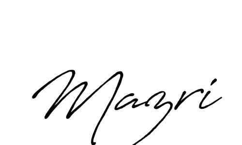 It looks lik you need a new signature style for name Mazri. Design unique handwritten (Antro_Vectra_Bolder) signature with our free signature maker in just a few clicks. Mazri signature style 7 images and pictures png