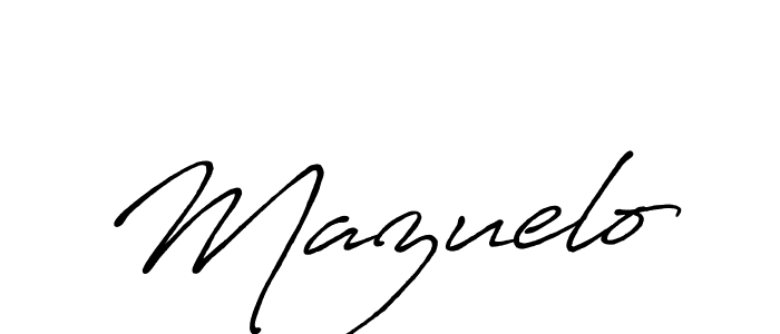 Also You can easily find your signature by using the search form. We will create Mazuelo name handwritten signature images for you free of cost using Antro_Vectra_Bolder sign style. Mazuelo signature style 7 images and pictures png