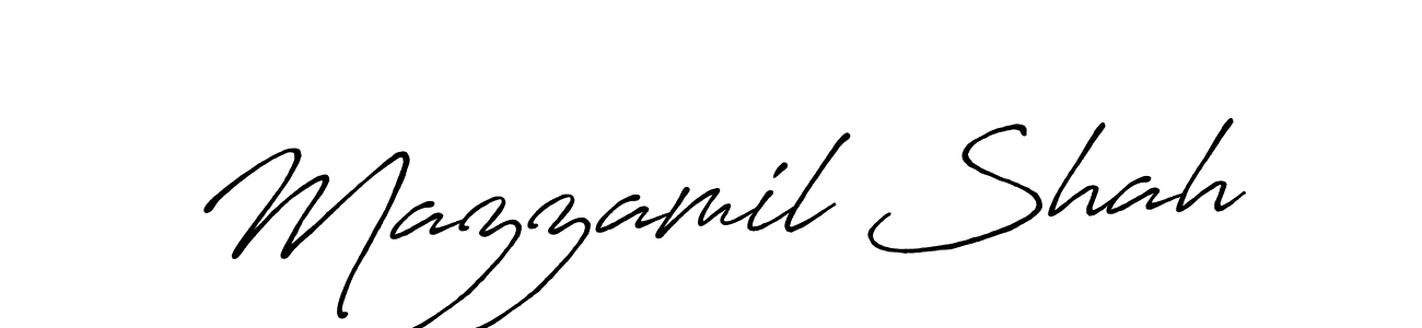 The best way (Antro_Vectra_Bolder) to make a short signature is to pick only two or three words in your name. The name Mazzamil Shah include a total of six letters. For converting this name. Mazzamil Shah signature style 7 images and pictures png