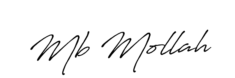 Similarly Antro_Vectra_Bolder is the best handwritten signature design. Signature creator online .You can use it as an online autograph creator for name Mb Mollah. Mb Mollah signature style 7 images and pictures png