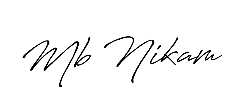 This is the best signature style for the Mb Nikam name. Also you like these signature font (Antro_Vectra_Bolder). Mix name signature. Mb Nikam signature style 7 images and pictures png
