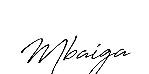 How to make Mbaiga signature? Antro_Vectra_Bolder is a professional autograph style. Create handwritten signature for Mbaiga name. Mbaiga signature style 7 images and pictures png