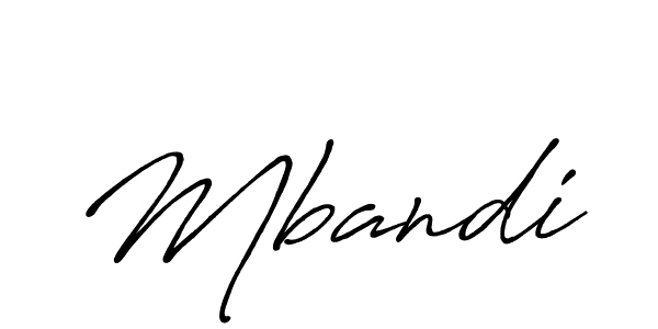 Design your own signature with our free online signature maker. With this signature software, you can create a handwritten (Antro_Vectra_Bolder) signature for name Mbandi. Mbandi signature style 7 images and pictures png