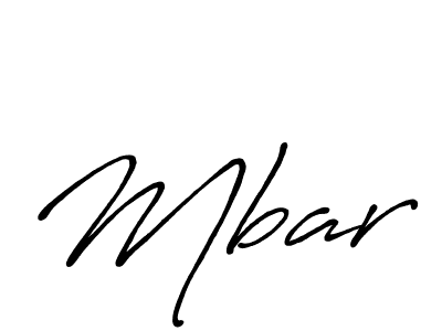 The best way (Antro_Vectra_Bolder) to make a short signature is to pick only two or three words in your name. The name Mbar include a total of six letters. For converting this name. Mbar signature style 7 images and pictures png