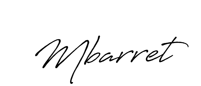 Make a beautiful signature design for name Mbarret. With this signature (Antro_Vectra_Bolder) style, you can create a handwritten signature for free. Mbarret signature style 7 images and pictures png