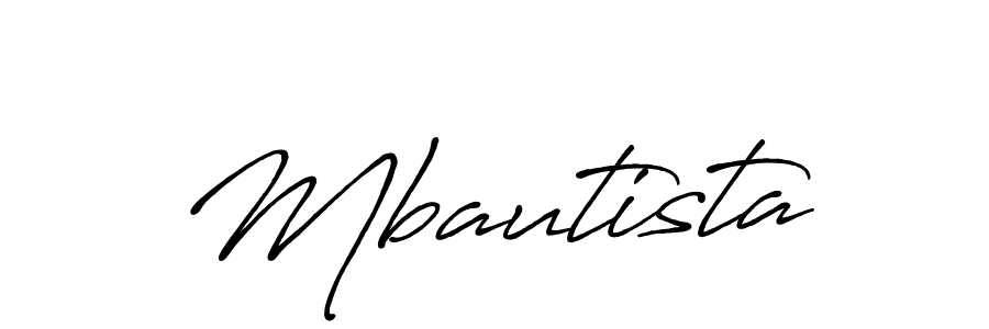 The best way (Antro_Vectra_Bolder) to make a short signature is to pick only two or three words in your name. The name Mbautista include a total of six letters. For converting this name. Mbautista signature style 7 images and pictures png
