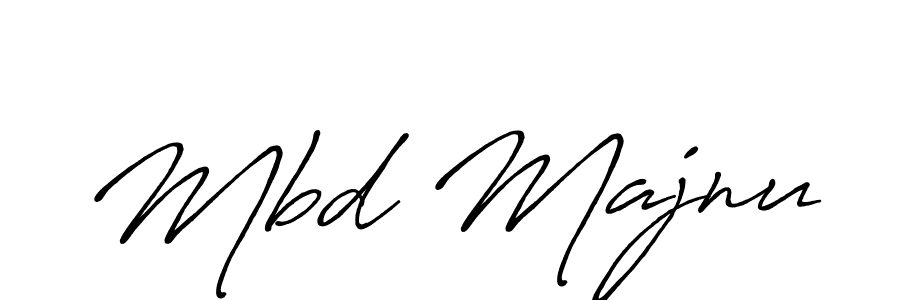 Make a beautiful signature design for name Mbd Majnu. With this signature (Antro_Vectra_Bolder) style, you can create a handwritten signature for free. Mbd Majnu signature style 7 images and pictures png
