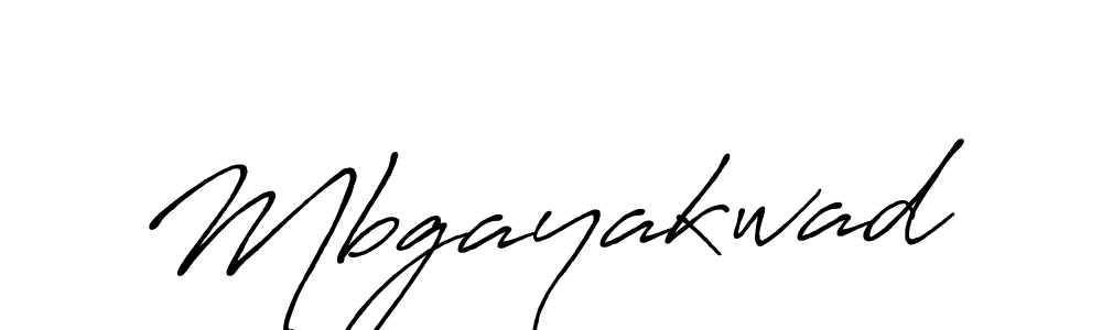 Create a beautiful signature design for name Mbgayakwad. With this signature (Antro_Vectra_Bolder) fonts, you can make a handwritten signature for free. Mbgayakwad signature style 7 images and pictures png