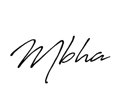 It looks lik you need a new signature style for name Mbha. Design unique handwritten (Antro_Vectra_Bolder) signature with our free signature maker in just a few clicks. Mbha signature style 7 images and pictures png