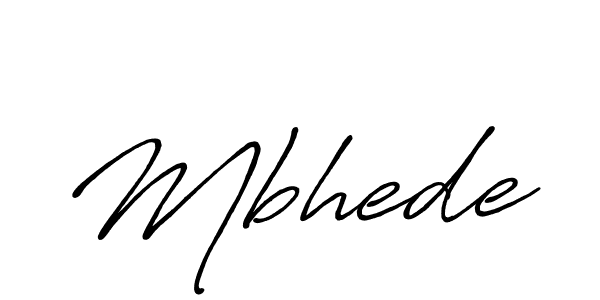 How to make Mbhede signature? Antro_Vectra_Bolder is a professional autograph style. Create handwritten signature for Mbhede name. Mbhede signature style 7 images and pictures png