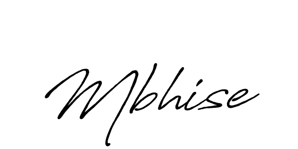 Design your own signature with our free online signature maker. With this signature software, you can create a handwritten (Antro_Vectra_Bolder) signature for name Mbhise. Mbhise signature style 7 images and pictures png