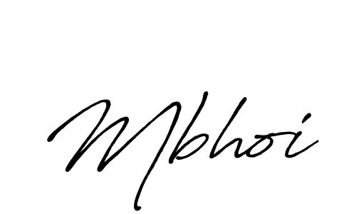 How to make Mbhoi name signature. Use Antro_Vectra_Bolder style for creating short signs online. This is the latest handwritten sign. Mbhoi signature style 7 images and pictures png