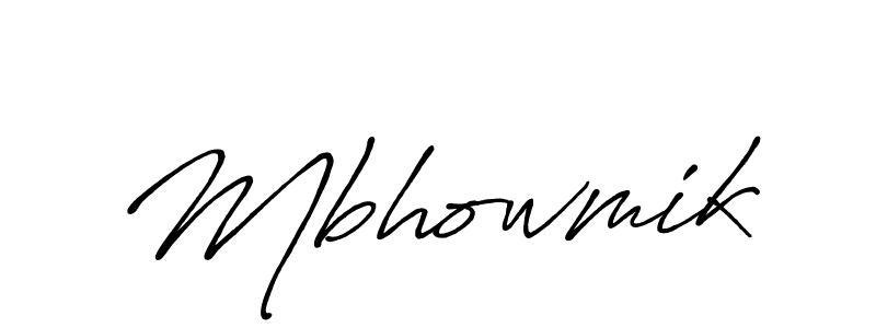 Once you've used our free online signature maker to create your best signature Antro_Vectra_Bolder style, it's time to enjoy all of the benefits that Mbhowmik name signing documents. Mbhowmik signature style 7 images and pictures png