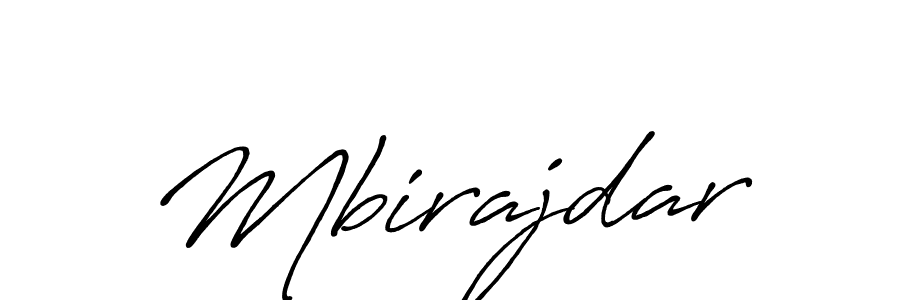 How to make Mbirajdar name signature. Use Antro_Vectra_Bolder style for creating short signs online. This is the latest handwritten sign. Mbirajdar signature style 7 images and pictures png