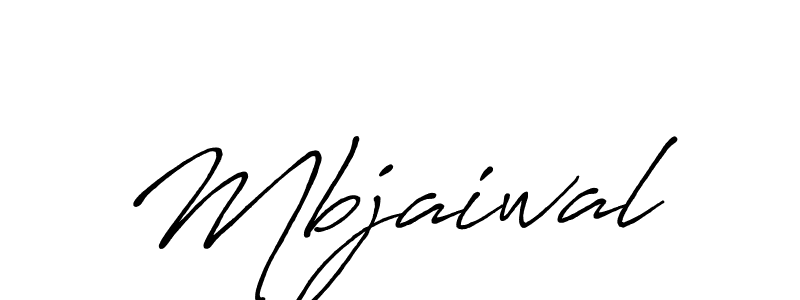 Design your own signature with our free online signature maker. With this signature software, you can create a handwritten (Antro_Vectra_Bolder) signature for name Mbjaiwal. Mbjaiwal signature style 7 images and pictures png