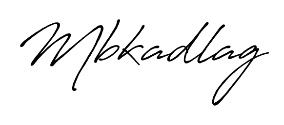 A sleek calligraphic signature for name Mbkadlag utilizing Antro_Vectra_Bolder styling. Great for adding personal signatures to photos and art. Mbkadlag signature style 7 images and pictures png