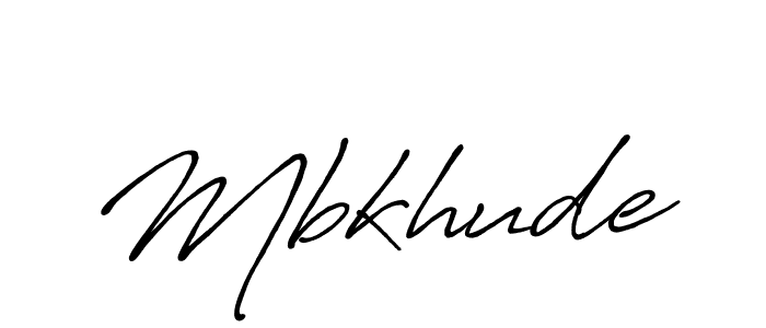 Similarly Antro_Vectra_Bolder is the best handwritten signature design. Signature creator online .You can use it as an online autograph creator for name Mbkhude. Mbkhude signature style 7 images and pictures png