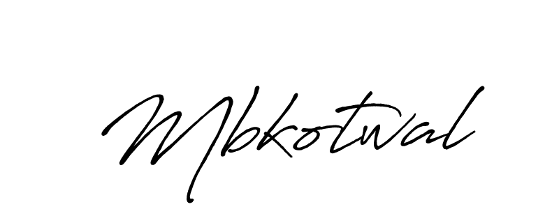 How to make Mbkotwal name signature. Use Antro_Vectra_Bolder style for creating short signs online. This is the latest handwritten sign. Mbkotwal signature style 7 images and pictures png