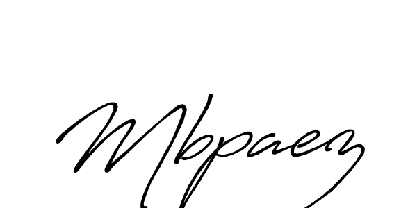 How to make Mbpaez signature? Antro_Vectra_Bolder is a professional autograph style. Create handwritten signature for Mbpaez name. Mbpaez signature style 7 images and pictures png