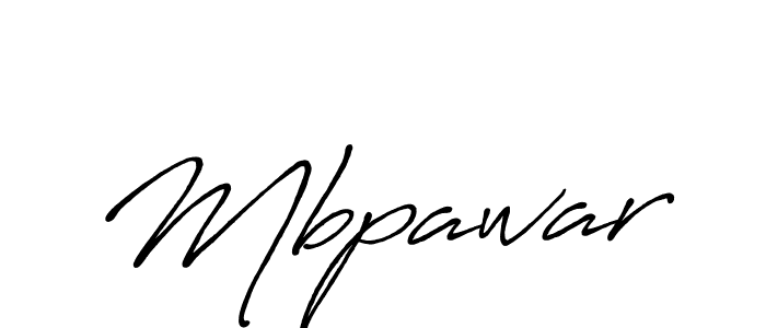 It looks lik you need a new signature style for name Mbpawar. Design unique handwritten (Antro_Vectra_Bolder) signature with our free signature maker in just a few clicks. Mbpawar signature style 7 images and pictures png