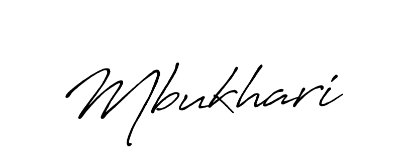 Create a beautiful signature design for name Mbukhari. With this signature (Antro_Vectra_Bolder) fonts, you can make a handwritten signature for free. Mbukhari signature style 7 images and pictures png
