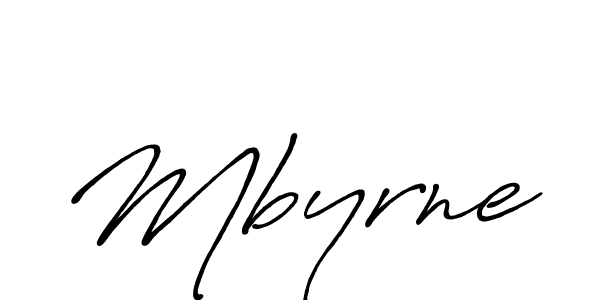 How to make Mbyrne signature? Antro_Vectra_Bolder is a professional autograph style. Create handwritten signature for Mbyrne name. Mbyrne signature style 7 images and pictures png