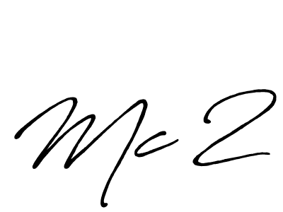 It looks lik you need a new signature style for name Mc 2. Design unique handwritten (Antro_Vectra_Bolder) signature with our free signature maker in just a few clicks. Mc 2 signature style 7 images and pictures png