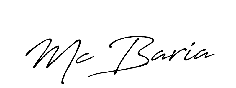It looks lik you need a new signature style for name Mc Baria. Design unique handwritten (Antro_Vectra_Bolder) signature with our free signature maker in just a few clicks. Mc Baria signature style 7 images and pictures png