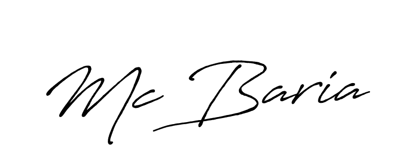 Once you've used our free online signature maker to create your best signature Antro_Vectra_Bolder style, it's time to enjoy all of the benefits that Mc Baria name signing documents. Mc Baria signature style 7 images and pictures png