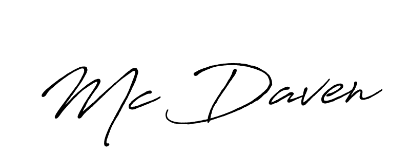 It looks lik you need a new signature style for name Mc Daven. Design unique handwritten (Antro_Vectra_Bolder) signature with our free signature maker in just a few clicks. Mc Daven signature style 7 images and pictures png