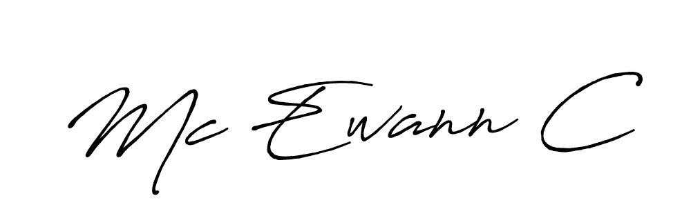 Also You can easily find your signature by using the search form. We will create Mc Ewann C name handwritten signature images for you free of cost using Antro_Vectra_Bolder sign style. Mc Ewann C signature style 7 images and pictures png