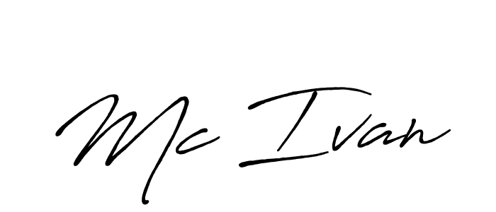 How to make Mc Ivan signature? Antro_Vectra_Bolder is a professional autograph style. Create handwritten signature for Mc Ivan name. Mc Ivan signature style 7 images and pictures png