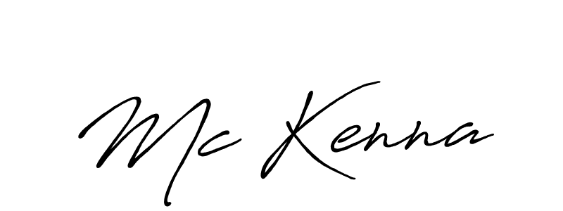 It looks lik you need a new signature style for name Mc Kenna. Design unique handwritten (Antro_Vectra_Bolder) signature with our free signature maker in just a few clicks. Mc Kenna signature style 7 images and pictures png