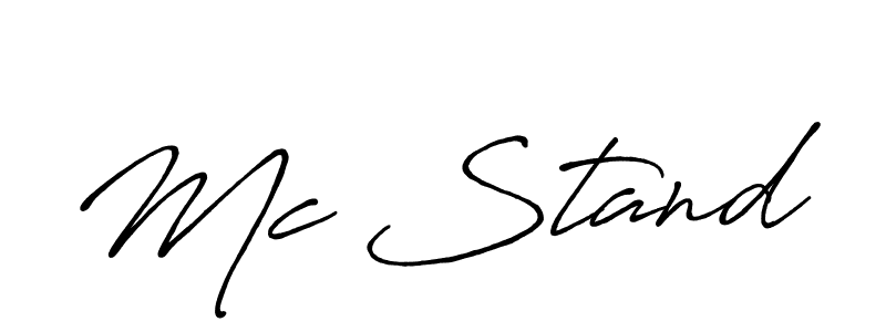 The best way (Antro_Vectra_Bolder) to make a short signature is to pick only two or three words in your name. The name Mc Stand include a total of six letters. For converting this name. Mc Stand signature style 7 images and pictures png