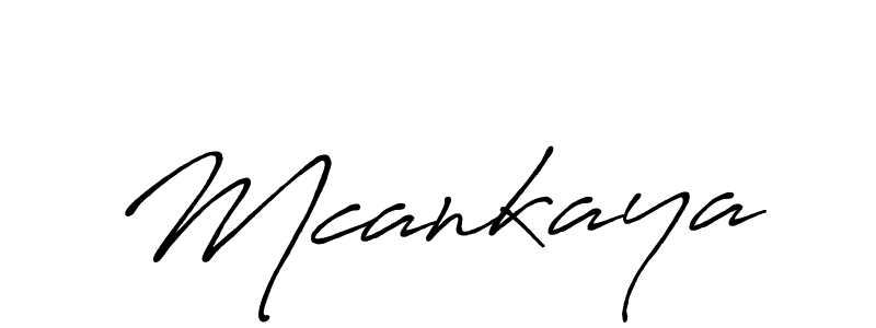 How to make Mcankaya signature? Antro_Vectra_Bolder is a professional autograph style. Create handwritten signature for Mcankaya name. Mcankaya signature style 7 images and pictures png