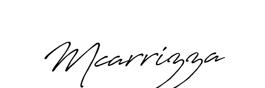 Mcarrizza stylish signature style. Best Handwritten Sign (Antro_Vectra_Bolder) for my name. Handwritten Signature Collection Ideas for my name Mcarrizza. Mcarrizza signature style 7 images and pictures png