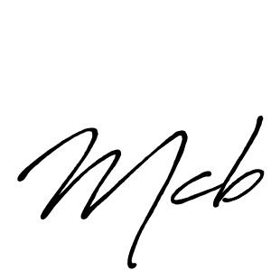 Design your own signature with our free online signature maker. With this signature software, you can create a handwritten (Antro_Vectra_Bolder) signature for name Mcb. Mcb signature style 7 images and pictures png