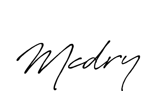 Use a signature maker to create a handwritten signature online. With this signature software, you can design (Antro_Vectra_Bolder) your own signature for name Mcdry. Mcdry signature style 7 images and pictures png