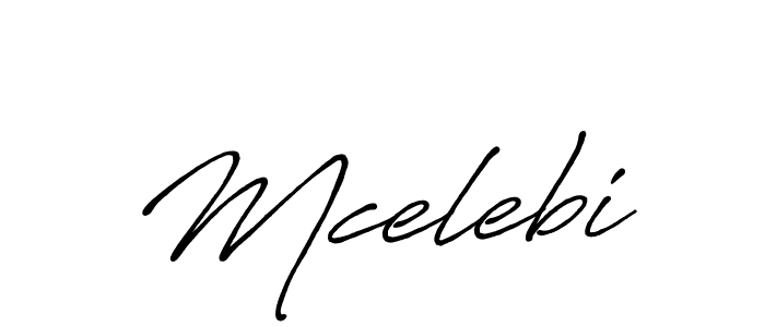 Use a signature maker to create a handwritten signature online. With this signature software, you can design (Antro_Vectra_Bolder) your own signature for name Mcelebi. Mcelebi signature style 7 images and pictures png