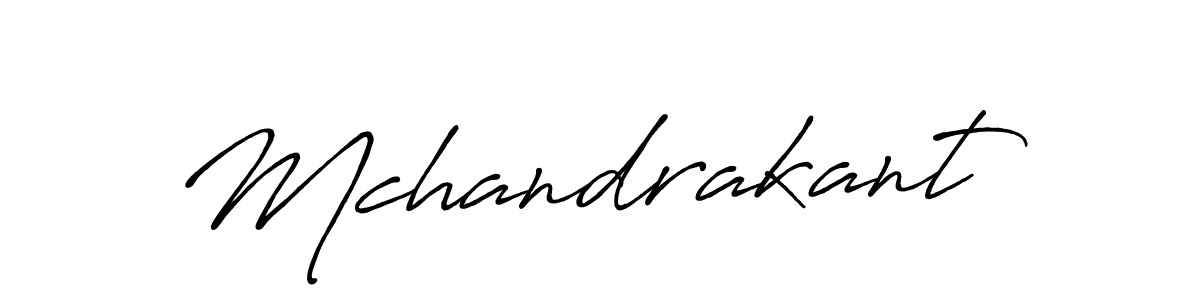 Mchandrakant stylish signature style. Best Handwritten Sign (Antro_Vectra_Bolder) for my name. Handwritten Signature Collection Ideas for my name Mchandrakant. Mchandrakant signature style 7 images and pictures png