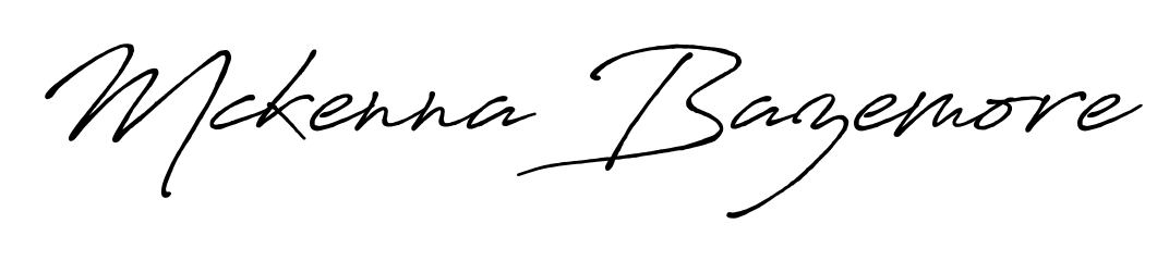 Also You can easily find your signature by using the search form. We will create Mckenna Bazemore name handwritten signature images for you free of cost using Antro_Vectra_Bolder sign style. Mckenna Bazemore signature style 7 images and pictures png