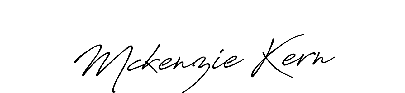 Make a beautiful signature design for name Mckenzie Kern. With this signature (Antro_Vectra_Bolder) style, you can create a handwritten signature for free. Mckenzie Kern signature style 7 images and pictures png