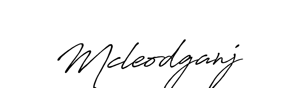 Design your own signature with our free online signature maker. With this signature software, you can create a handwritten (Antro_Vectra_Bolder) signature for name Mcleodganj. Mcleodganj signature style 7 images and pictures png