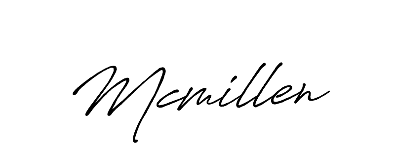 Also we have Mcmillen name is the best signature style. Create professional handwritten signature collection using Antro_Vectra_Bolder autograph style. Mcmillen signature style 7 images and pictures png