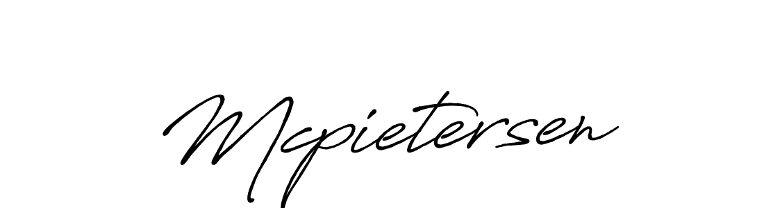 You should practise on your own different ways (Antro_Vectra_Bolder) to write your name (Mcpietersen) in signature. don't let someone else do it for you. Mcpietersen signature style 7 images and pictures png