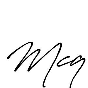 Create a beautiful signature design for name Mcq. With this signature (Antro_Vectra_Bolder) fonts, you can make a handwritten signature for free. Mcq signature style 7 images and pictures png